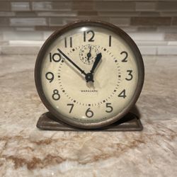 Rare Antique Waralarm Clock