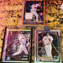 LOT- ROMAN ANTHONY 2024 Panini Donruss - Retro 1984 Materials ETC RC BASEBALL CARDS