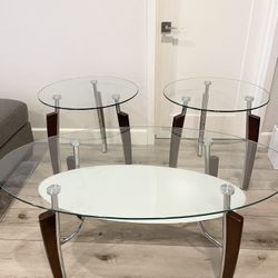 Modern Coffee Table And 2 Corner Table