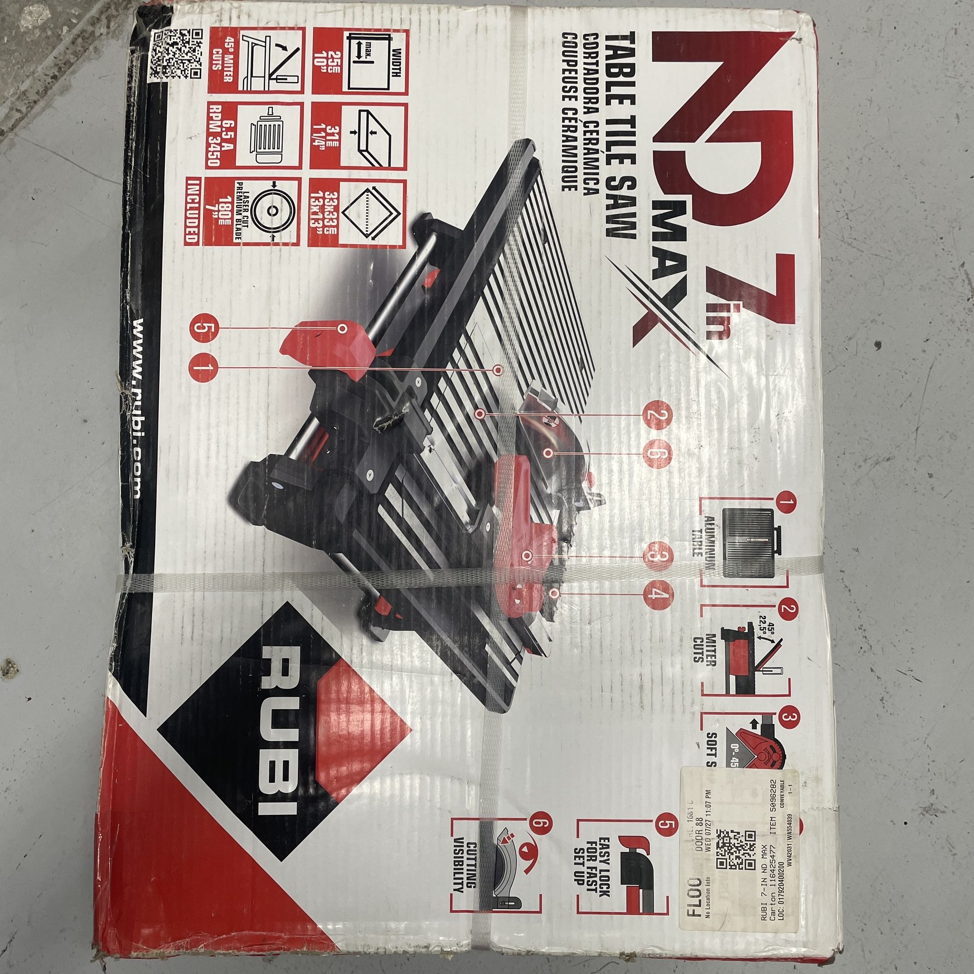 Rubi Table Saw