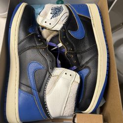 Fragment, Union La Air Jordan 1 Sport Royal High Retro Og 9.5