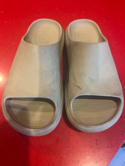 Kids Reef Rio Slides Tan 5 youth used