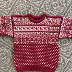 Dale of Norway Norwegian sweater pink S small pullover wool