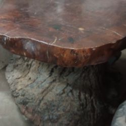 Walnut Burl Table