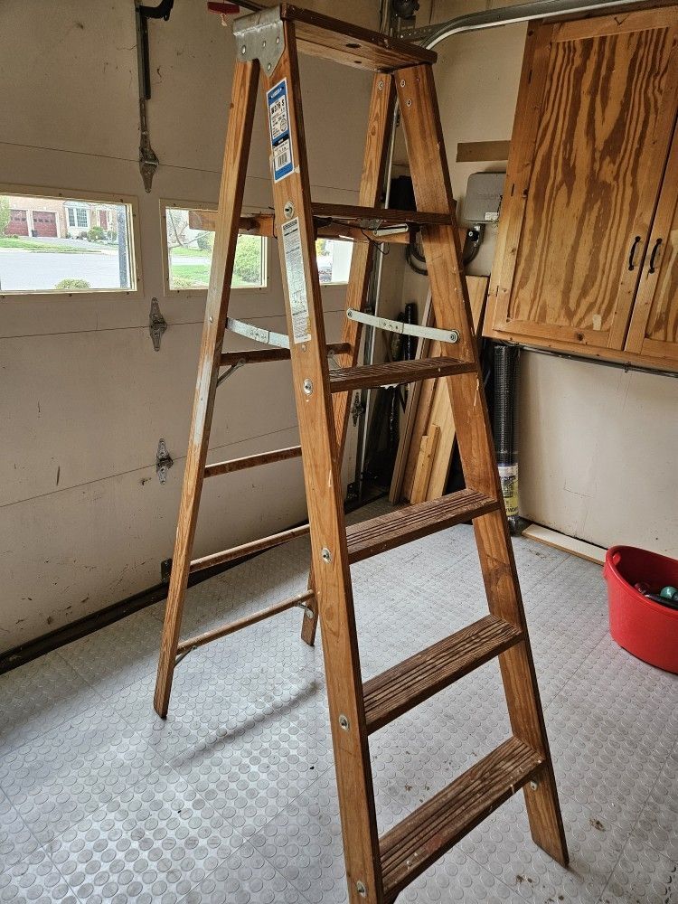 Vintage Wooden Ladder