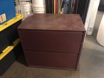 Metal file cabinet