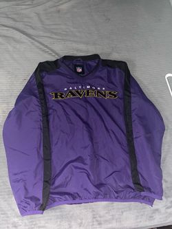 Baltimore Ravens pullover nylon windbreaker