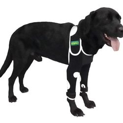 Dog Leg Sleeve Stops Licking Wounds, Prevents Elbow Hygroma & Elbow Calluses