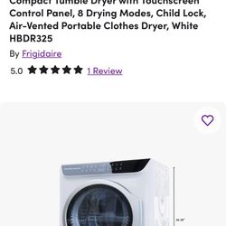 Frigidaire Hamilton Beach Compact Dryer  