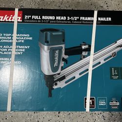 Makita 3-1/2 in. 21° Pneumatic Full Round Head Framing Nailer