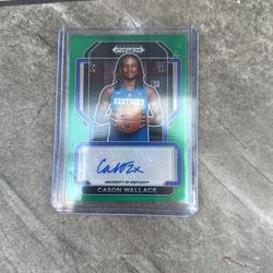 Cason Wallace Autograph Card
