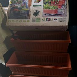 Brand NEW L'ort Di Bama The Italian Rolling Garden Cart $199 NEW BNIB NEVER USED 