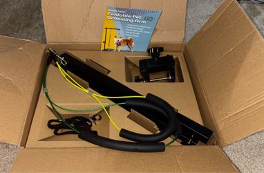 Breeze Touch Dog Grooming Table Arm with Clamp, 35", Pet Dog Cat, Open Box