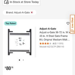 Adjustable Gate Frame 