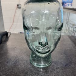 Glass Mannequin Head