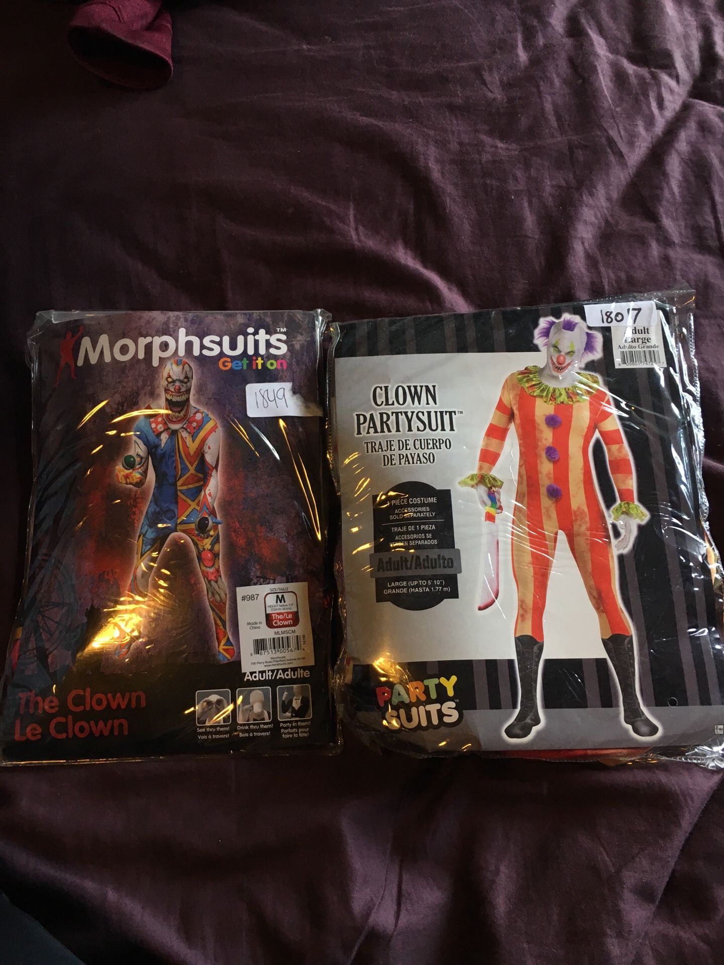 Clown Halloween Costumes