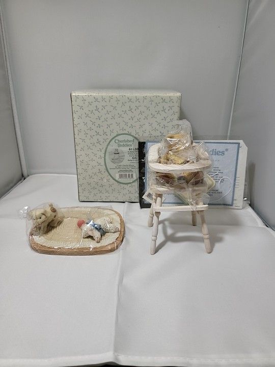 Cherished Teddies Babs #611(contact info removed) “A Baby Fills The Empty Space..." NIB (RS)