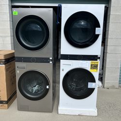 WASHtower LG ThinQ Front Load Washer And Gas Dryer Smart 