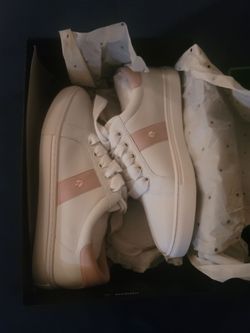 New Kate Spade Iggy Sneakers Size 8.5 B White NIB