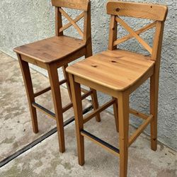 Wood Barstool Chairs