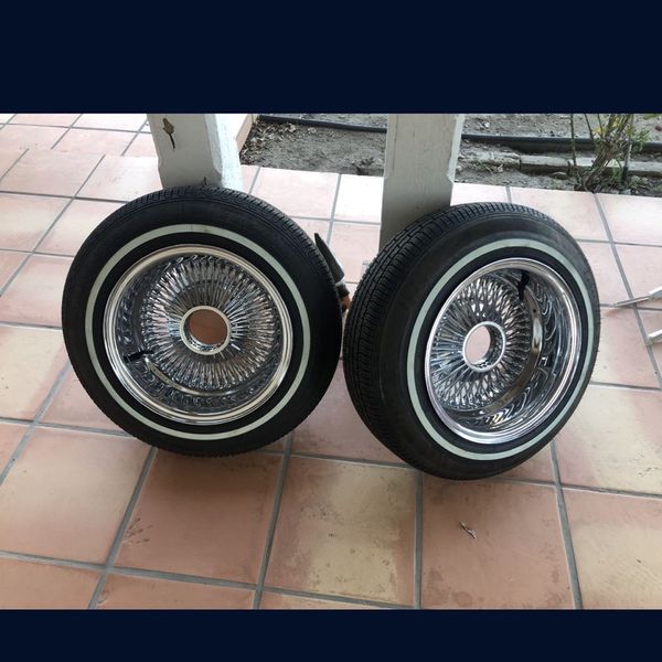 13x7 Wire Wheels 100 Spoke for Sale in Pasadena, CA OfferUp