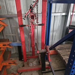 Motor hoist and motor stand