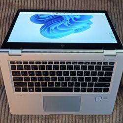 HP EliteBook X360 Touchscreen Laptop 16 GB RAM Windows 11 Professional 