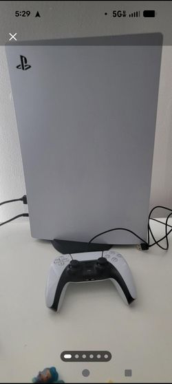 Sony Playstation 5 model CFI-1215B With Control Cleaned And Tasted