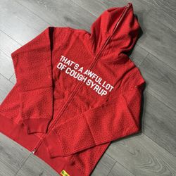 Awful Lot Of Cough Syrup Red Vvs Jacket