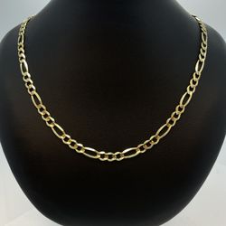 Figaro Chain 14K Solid New 