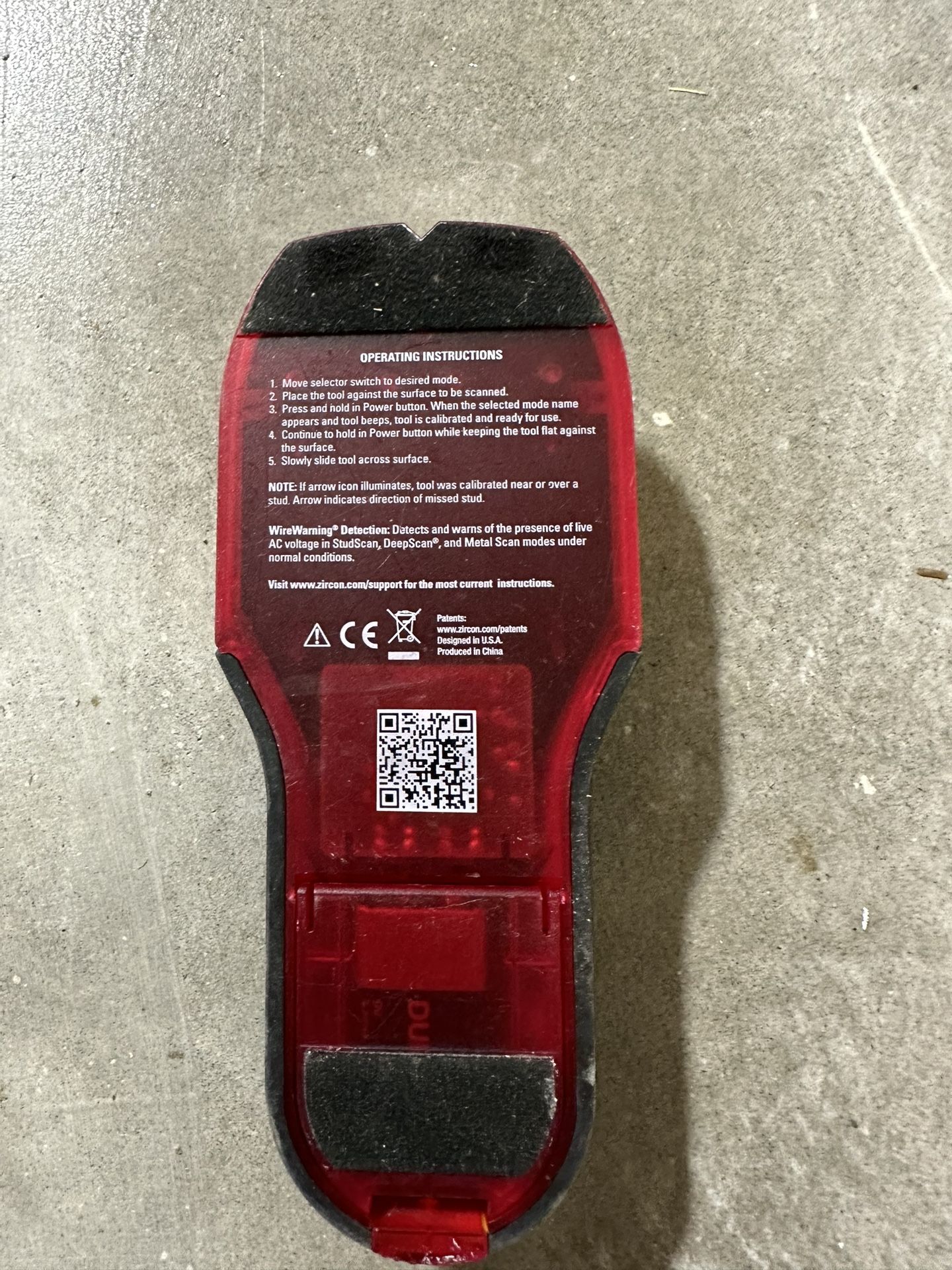 Zircon MultiScanner HD900 MultiFunction Stud Finder/ Wall Scanner for