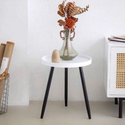 Round Side Table 18”H X 15”D