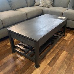Grey Lift Top Coffee Table