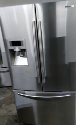 Stainless Samsung French Door Refrigerator IceMaker