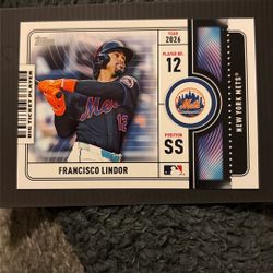 2026 Francisco Lindor Big ticket Player