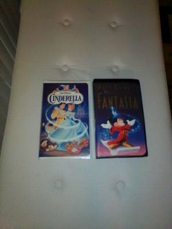 Fantasia & Cinderella VHS videos