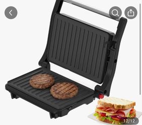 Electric Contact Grill Panini Press