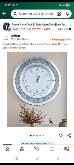 Beautiful Wall clock great for your living room dinning room etc new in box pick up in pomona $60