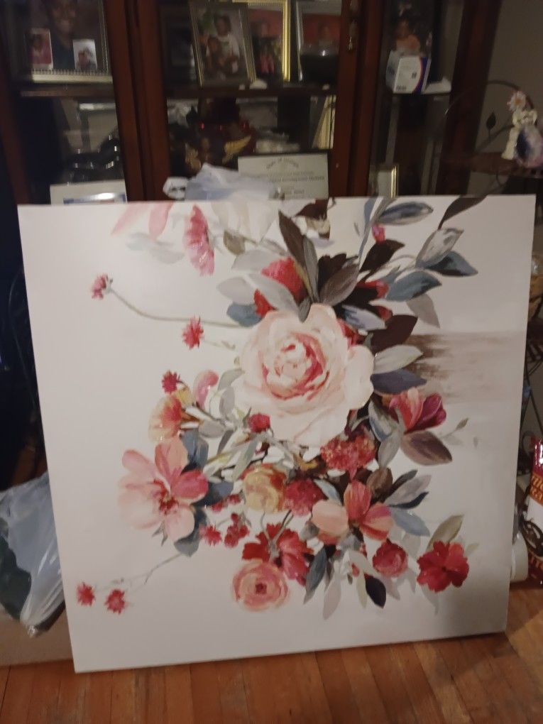 Flower wall picture