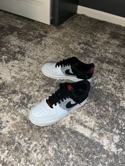Nike Air Force 1 Low White/Black/Red – Good Condition