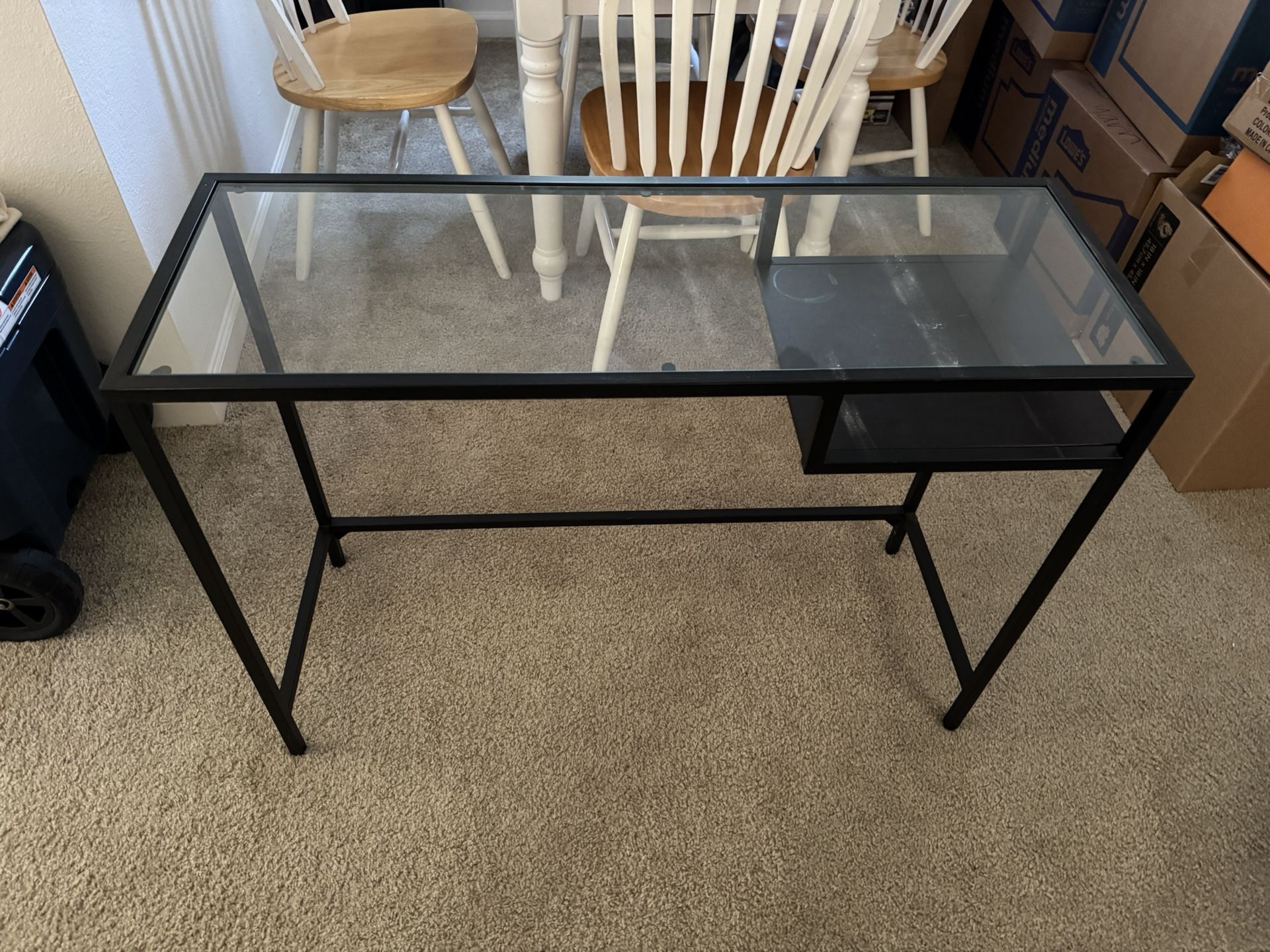 IKEA VITTSJÖ Laptop table/desk, Black