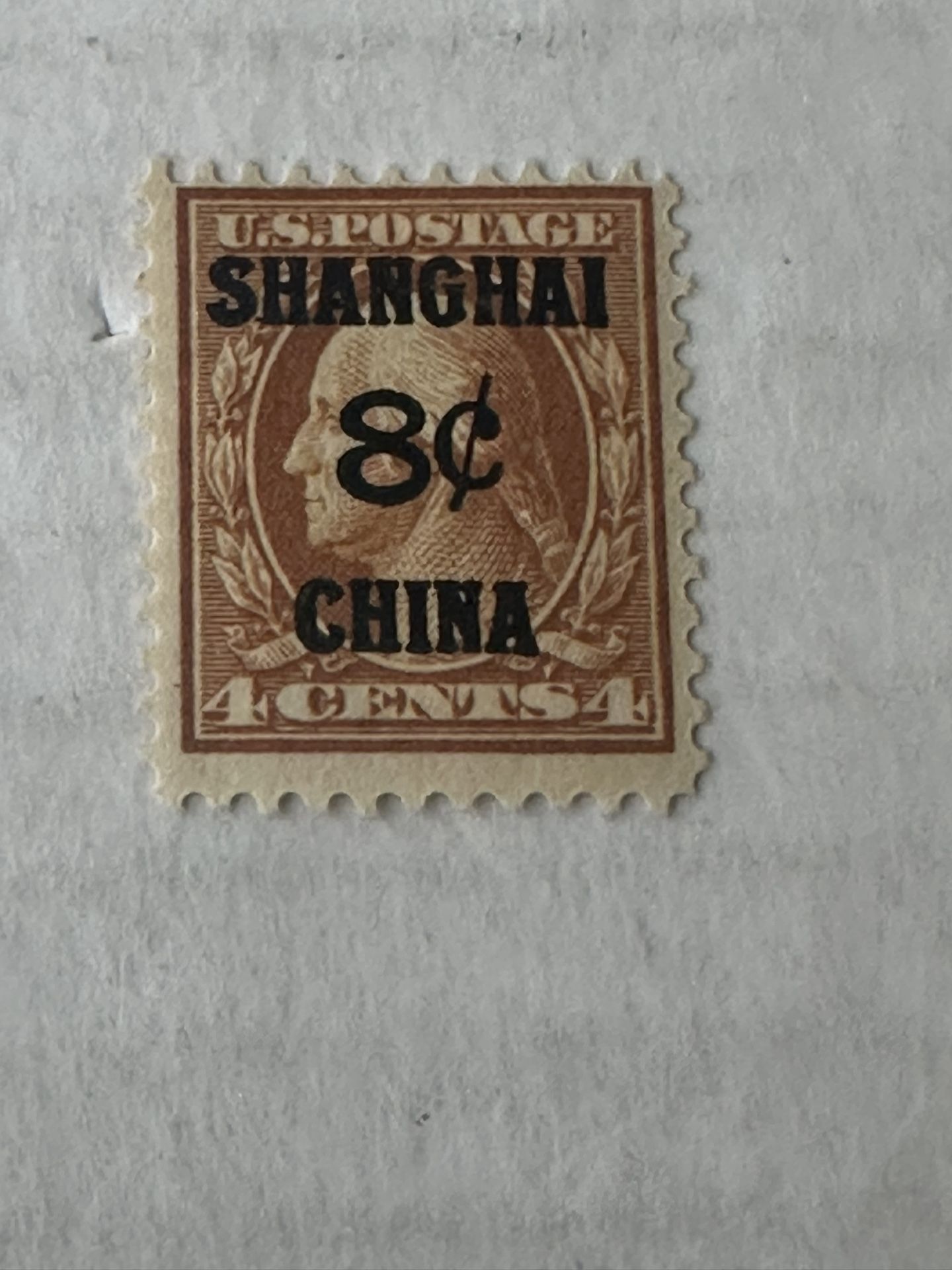United States K4 Shanghai China Stamp
