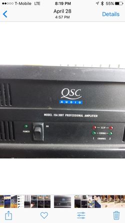 Professional amplifier