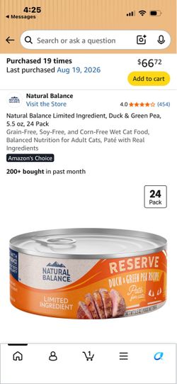 Cat food