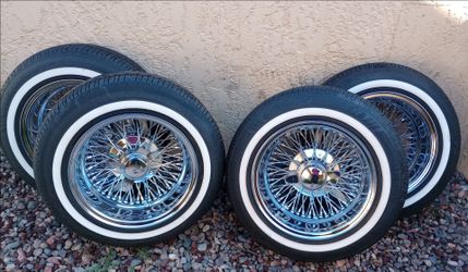 14x7 wire wheels