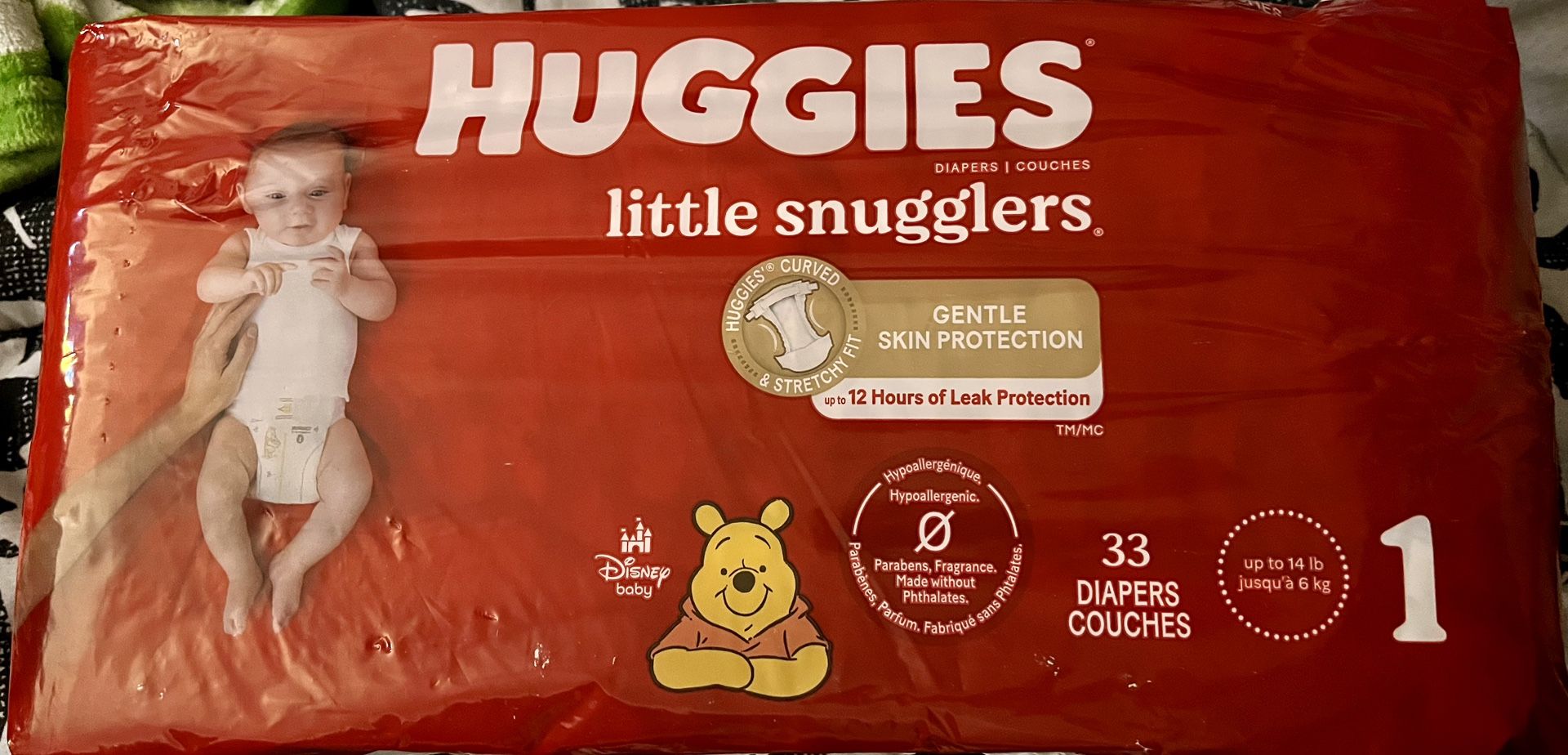 4 Packages of Huggies Little Snugglers