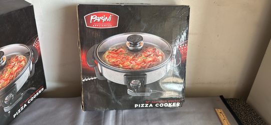 12” non stick electric pizza cooker