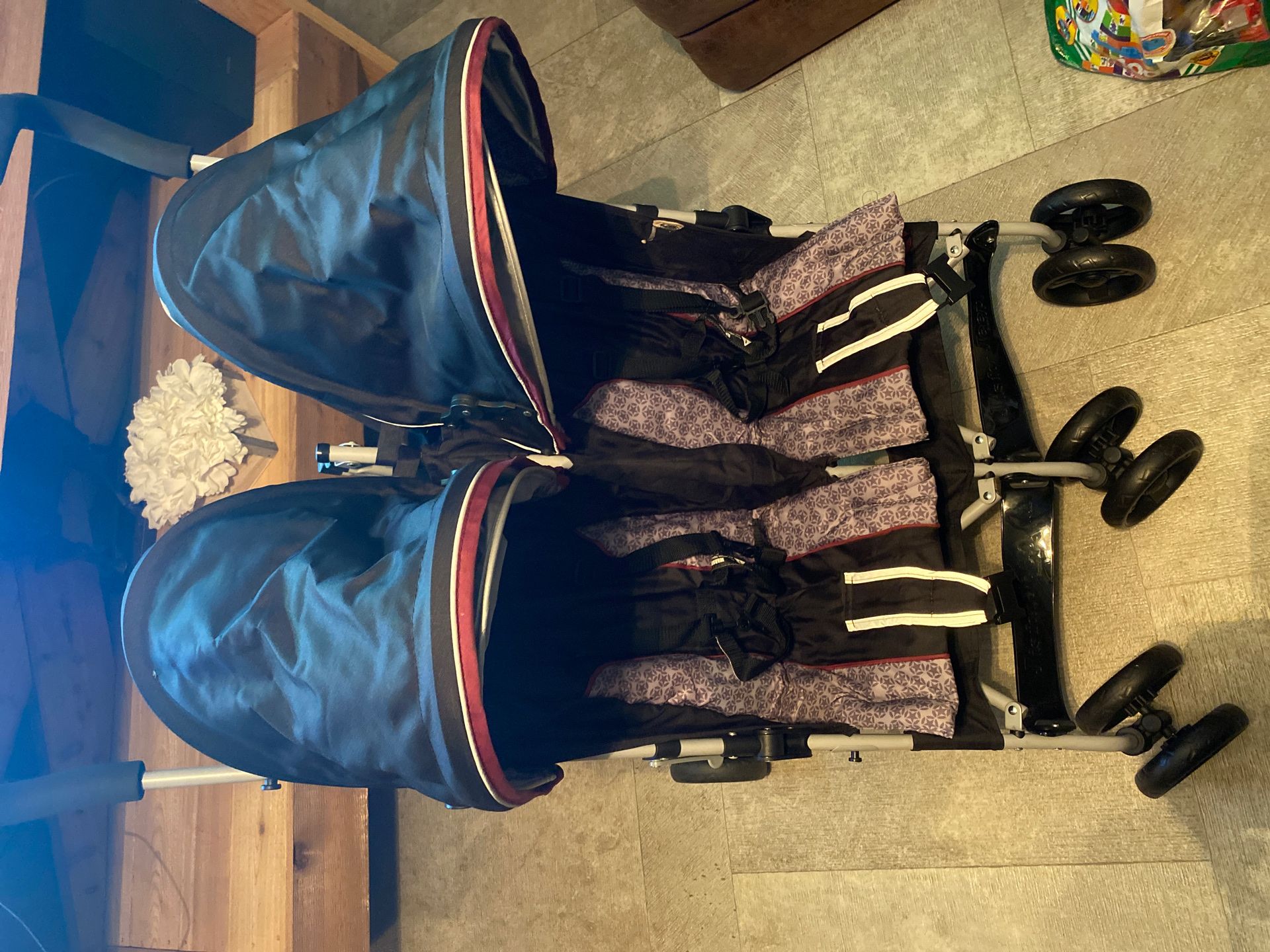 Like new double stroller