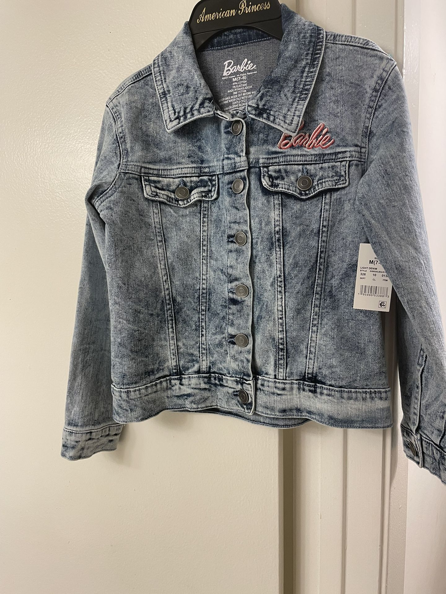 Barbie Light Denim, Size M(7-8) Girls