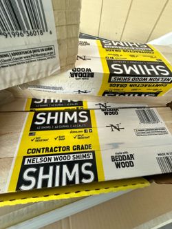Wood shims $4 each